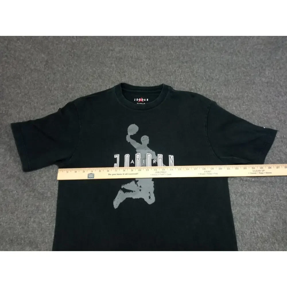 Air Jordan Men's Tee Shirt Jumpman Sport DNA 85 OG MJ Black Grey Size Medium